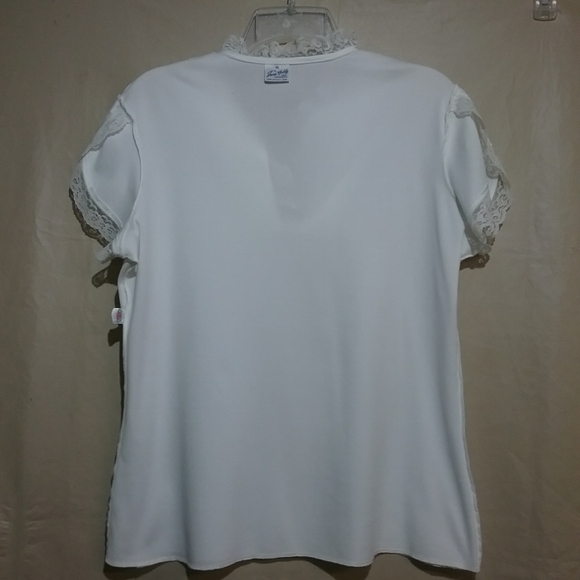 Jane Holly women's secretary polyester blouse size 16 Vintage - Picture 4 of 9